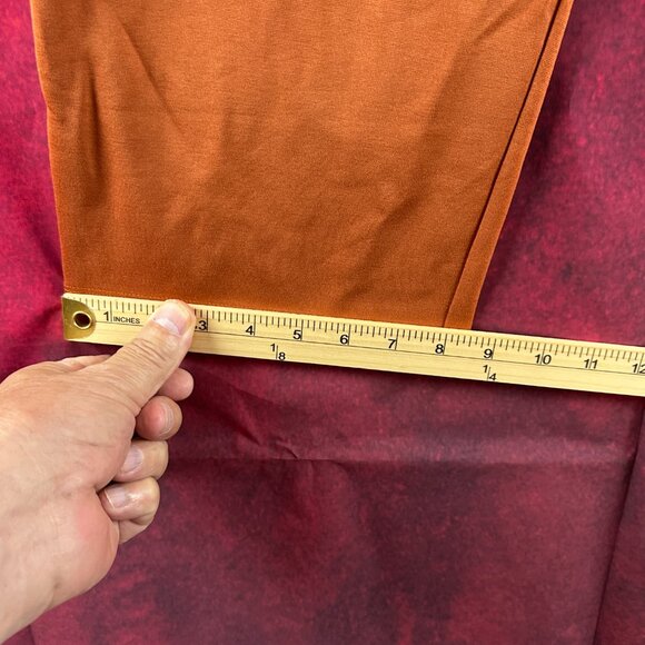 DENIM & CO ATHLETA HIGH RISE ANKLE PANTS, STRETCH, 2 SLASH POCKET, OVERSIZE 1XP - Picture 8 of 8